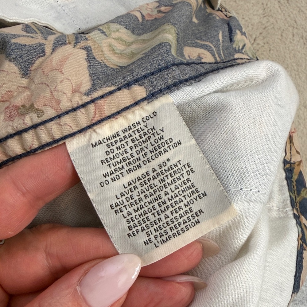 Denim & Supply Ralph Lauren Vintage Floral All Over Print Chino Shorts Size 38 - Picture 8 of 8
